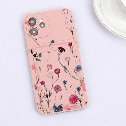 Floral Heart iPhone Case with Card Holder – product view 11