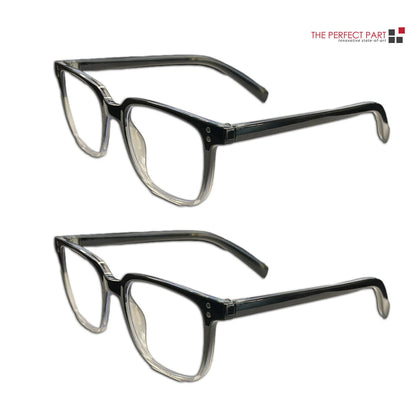 2 PK Unisex Blue Light Blocking Reading Glasses Computer Readers for Men Women
