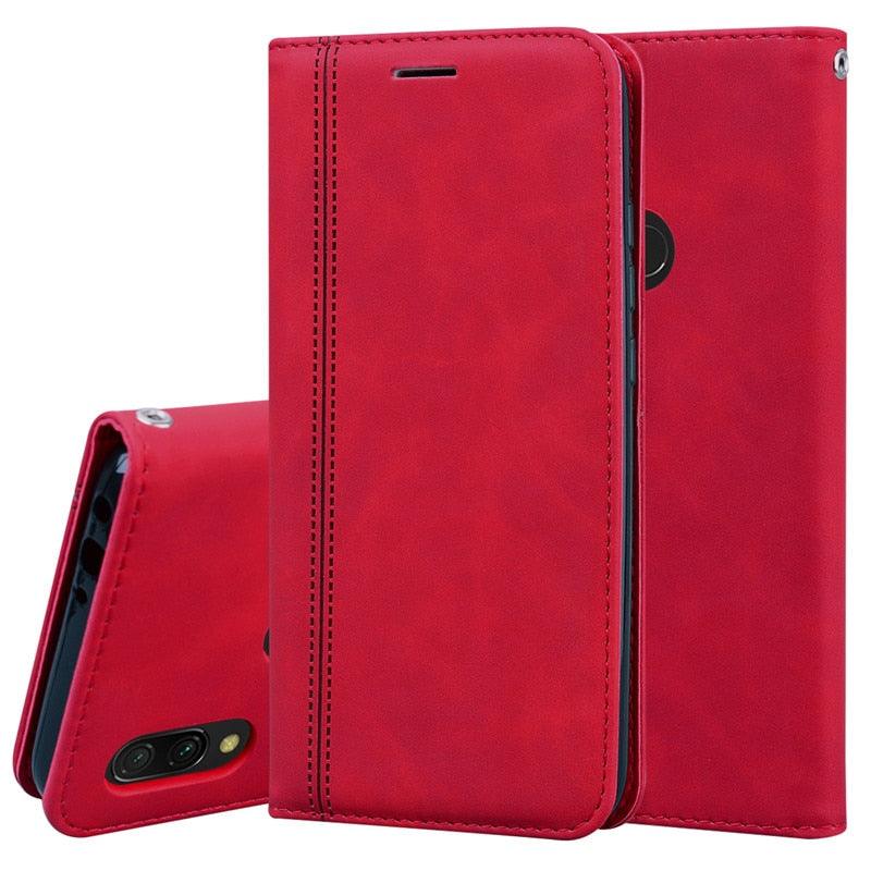 Redmi Note 7 Leather Flip Wallet Case