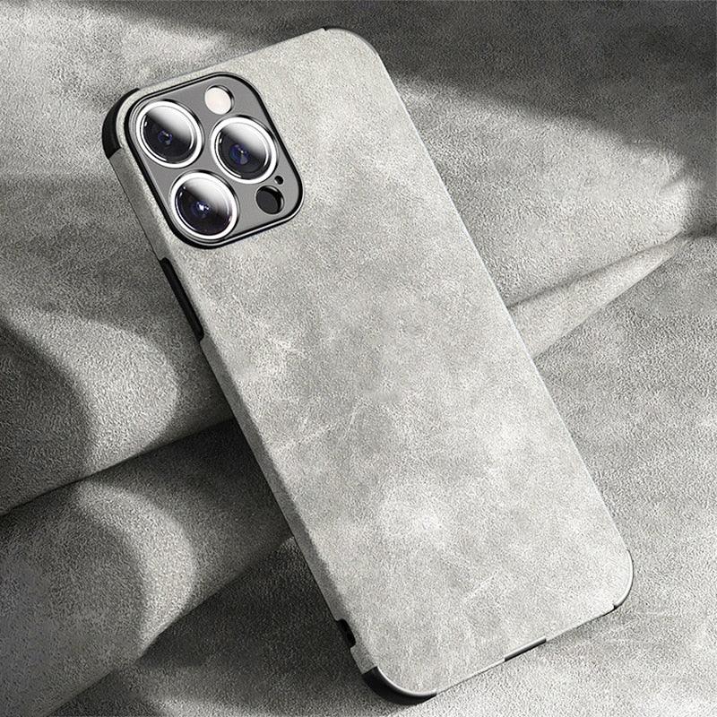 Purple Full-Leather iPhone Case – product view 12