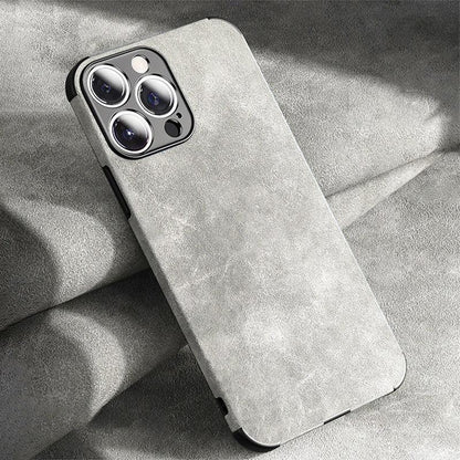 Purple Full-Leather iPhone Case – product view 12