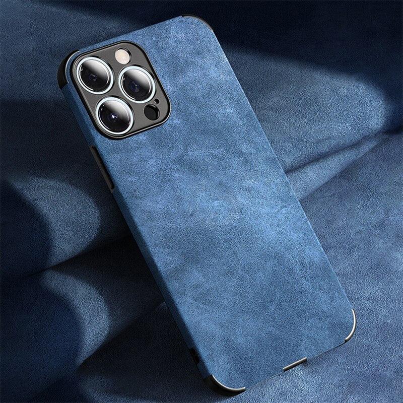 Purple Full-Leather iPhone Case – product view 20