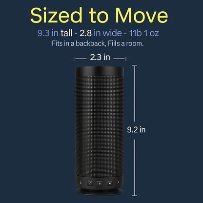 rainbow LED portable wireless speaker