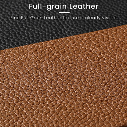 Neon Orange Genuine Leather iPhone Case – product view 5