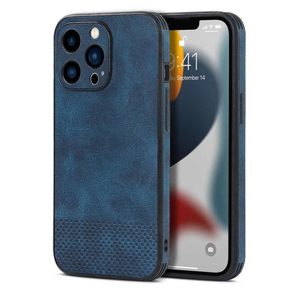 Genuine Leather Shockproof iPhone Case
