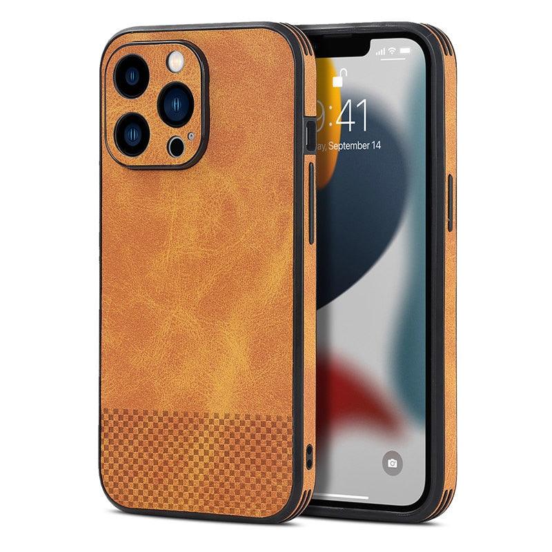 Genuine Leather Shockproof iPhone Case – product view 9