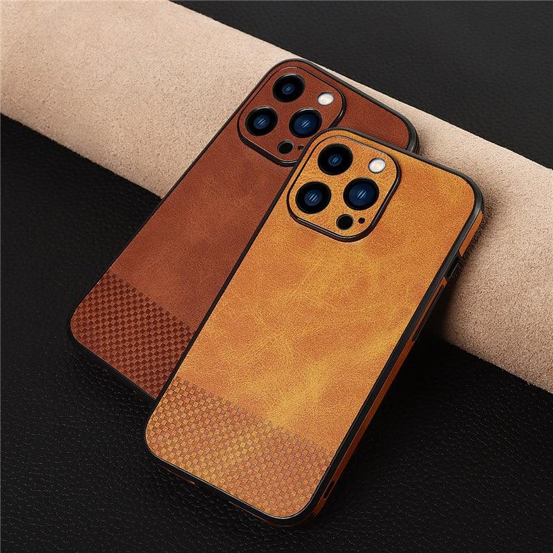 Genuine Leather Shockproof iPhone Case – product view 14