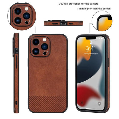 Genuine Leather Shockproof iPhone Case – product view 5