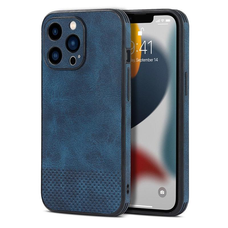 Genuine Leather Shockproof iPhone Case – product view 8