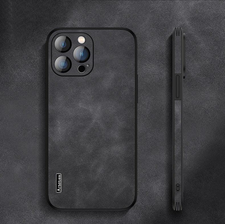 Hard Genuine Leather iPhone Case – product view 7