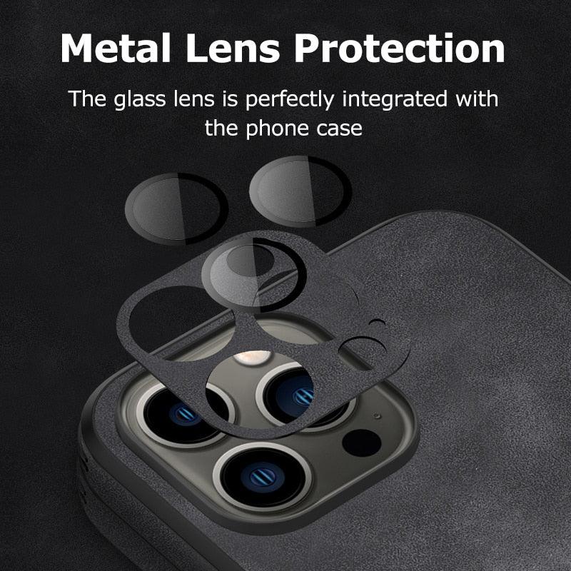 Hard Genuine Leather iPhone Case – product view 4