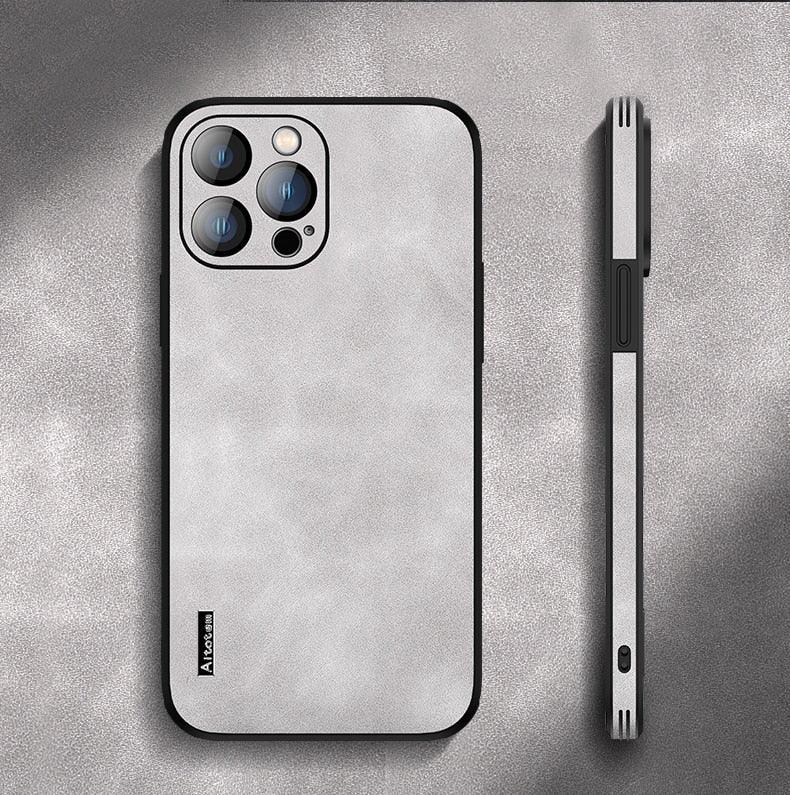 Hard Genuine Leather iPhone Case – product view 10