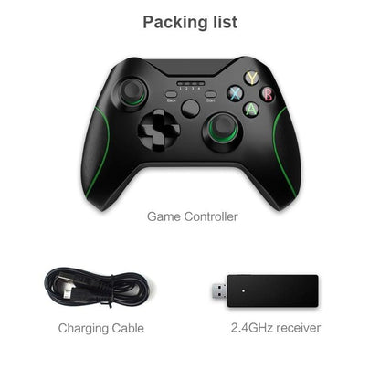 Black 2.4GHz Wireless PC Gamepad – product view 4