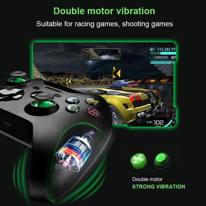 Black 2.4GHz Wireless PC Gamepad – product view 8