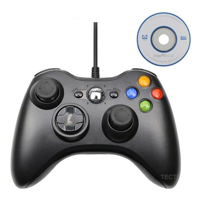 Black USB Wired Vibration Gamepad – product view 4