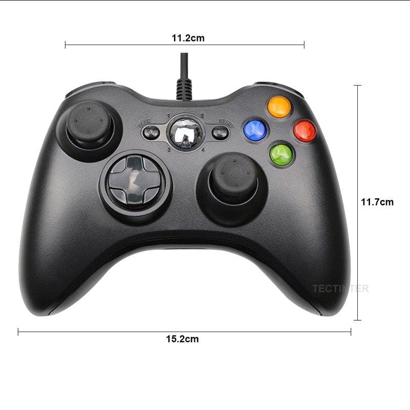 Black USB Wired Vibration Gamepad – product view 6