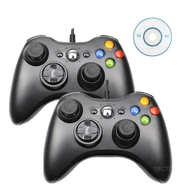 Black USB Wired Vibration Gamepad – product view 5