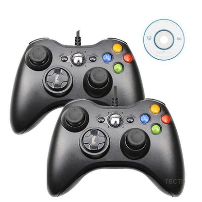 Black USB Wired Vibration Gamepad – product view 5