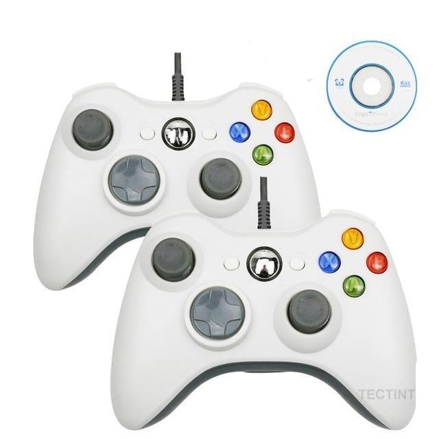 Black USB Wired Vibration Gamepad