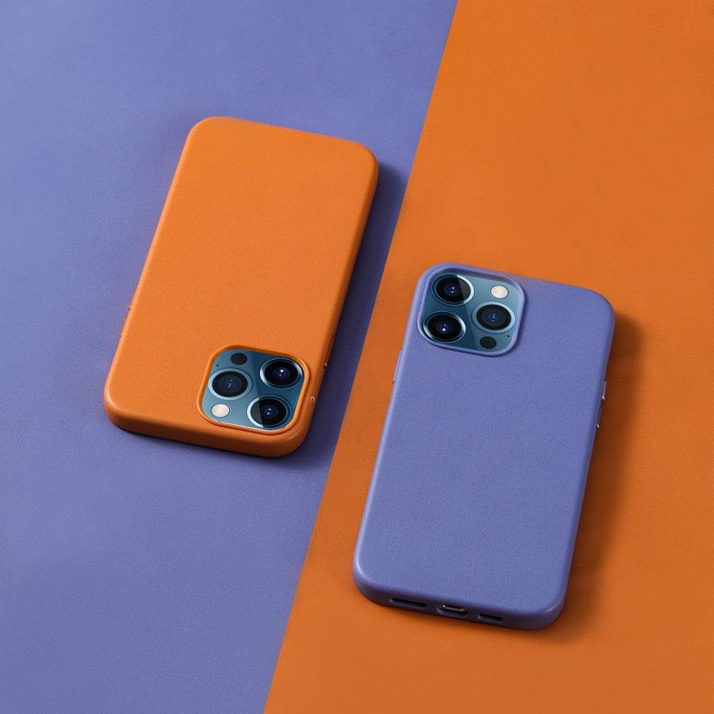 Classic Genuine Leather iPhone Case