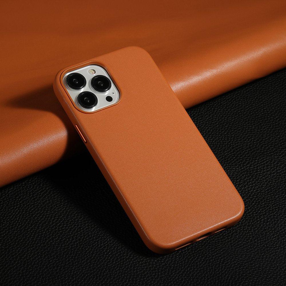 Classic Genuine Leather iPhone Case – product view 3