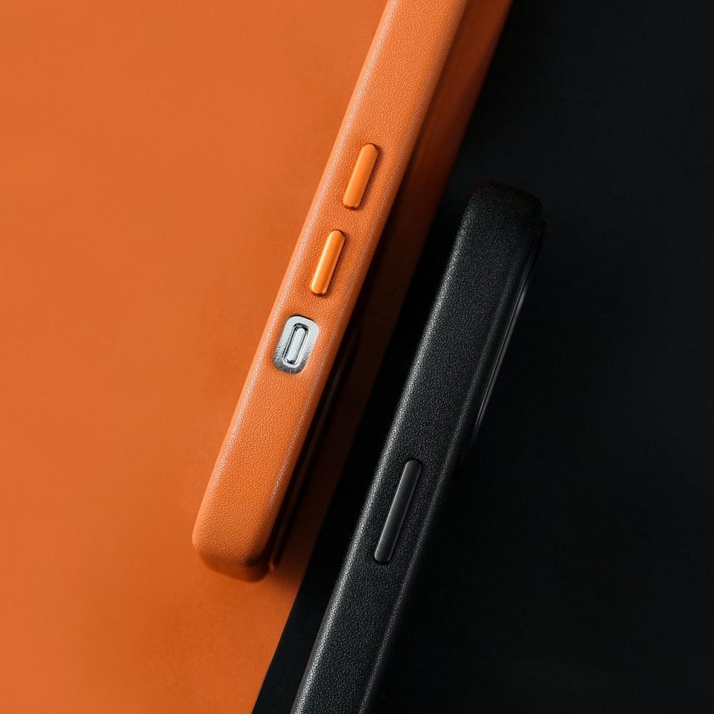 Classic Genuine Leather iPhone Case – product view 6