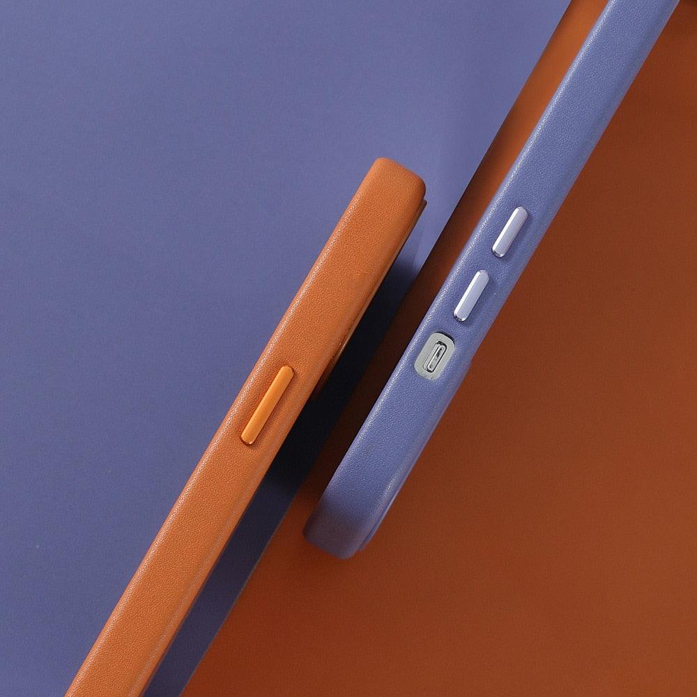 Classic Genuine Leather iPhone Case – product view 18