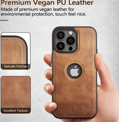 Slim PU Leather iPhone 14 Case – product view 2