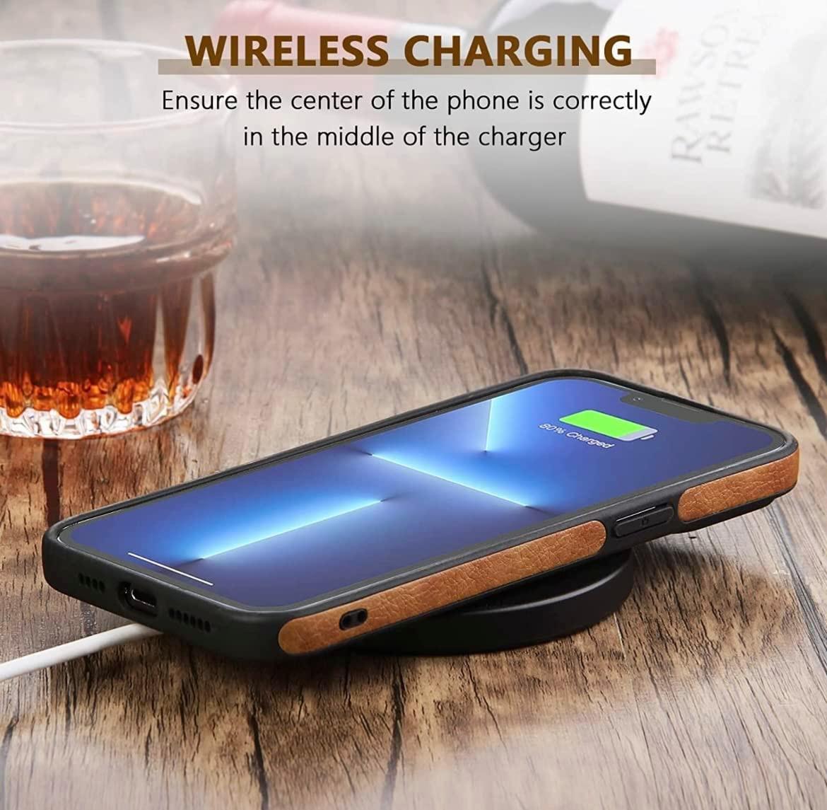 Slim PU Leather iPhone 14 Case – product view 16