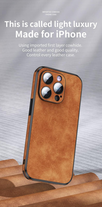 Full-Protection Leather iPhone Case – product view 10
