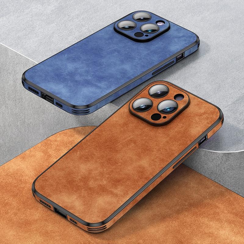 Full-Protection Leather iPhone Case