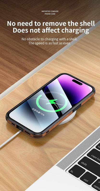 Full-Protection Leather iPhone Case – product view 15