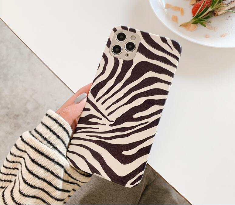 Zebra-Print Leather iPhone Case – product view 2