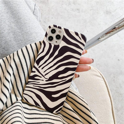 Zebra-Print Leather iPhone Case – product view 11