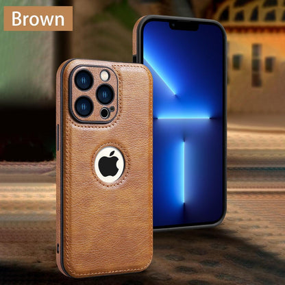 Classic PU Leather iPhone Case