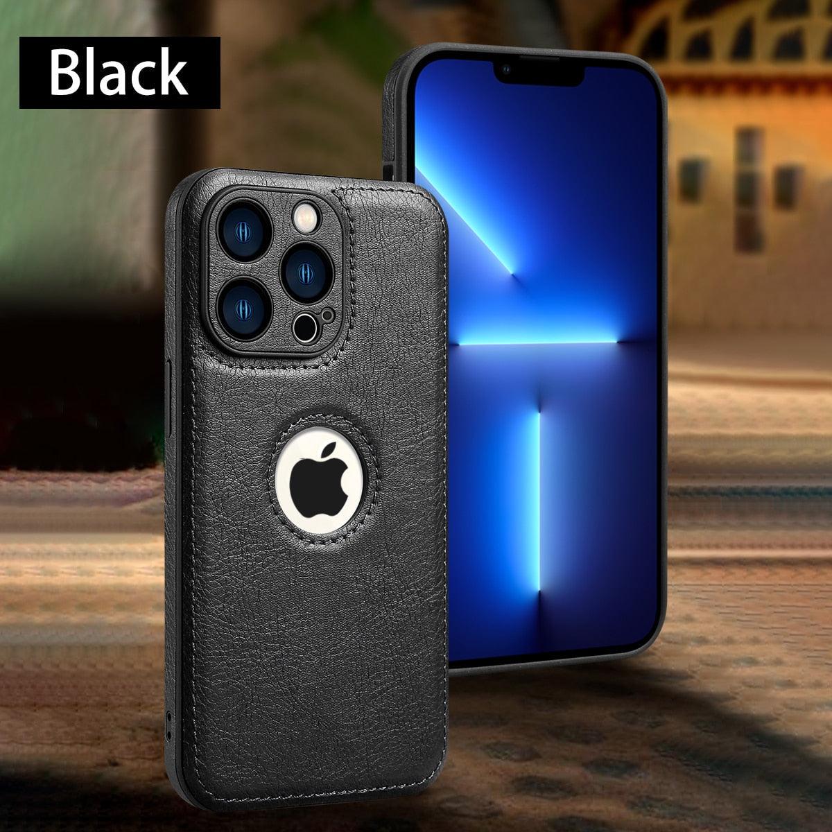 Classic PU Leather iPhone Case – product view 3