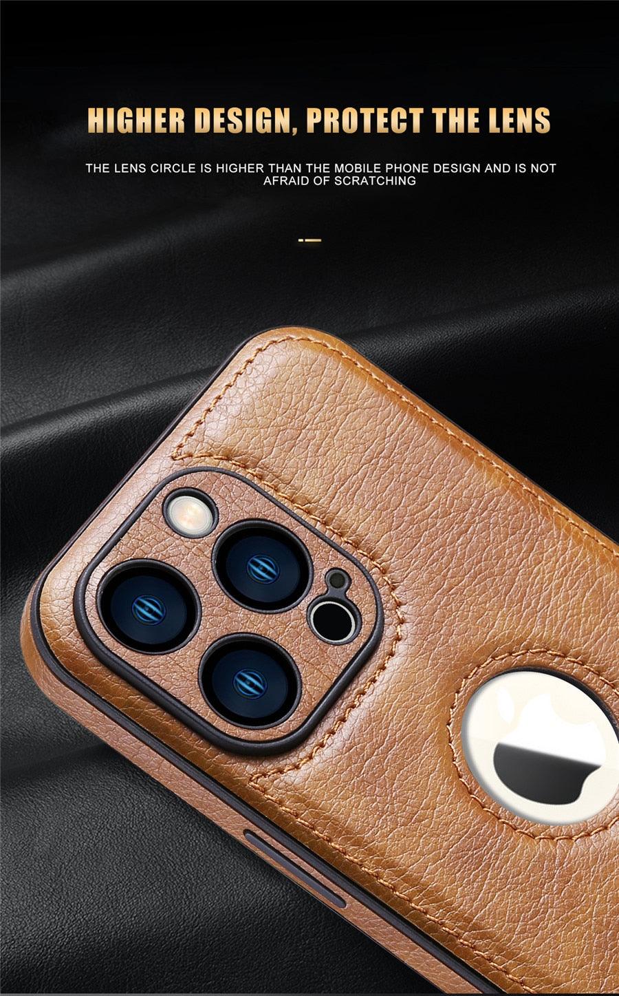 Classic PU Leather iPhone Case – product view 18