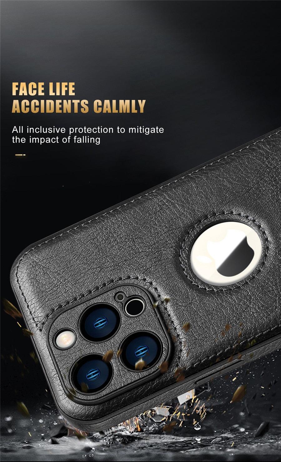 Classic PU Leather iPhone Case – product view 19
