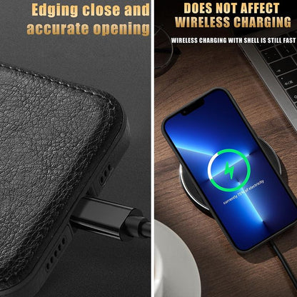Classic PU Leather iPhone Case – product view 5