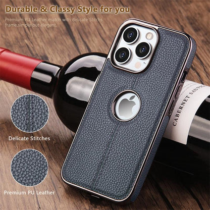 Textured Leather iPhone 14 Case – product view 12