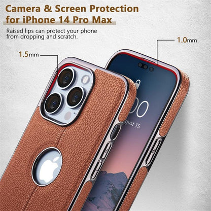 Textured Leather iPhone 14 Case – product view 18