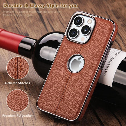 Textured Leather iPhone 14 Case – product view 17