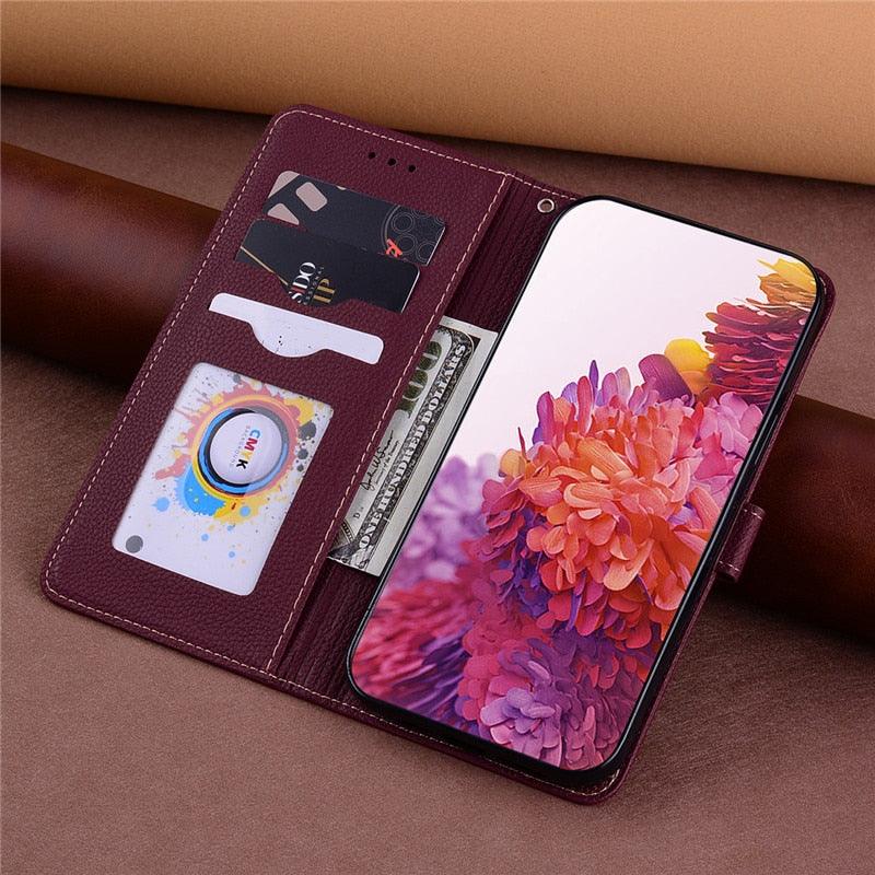 Redmi Note 11 Leather Flip Wallet Case