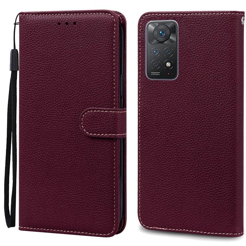 Redmi Note 11 Leather Flip Wallet Case – product view 16