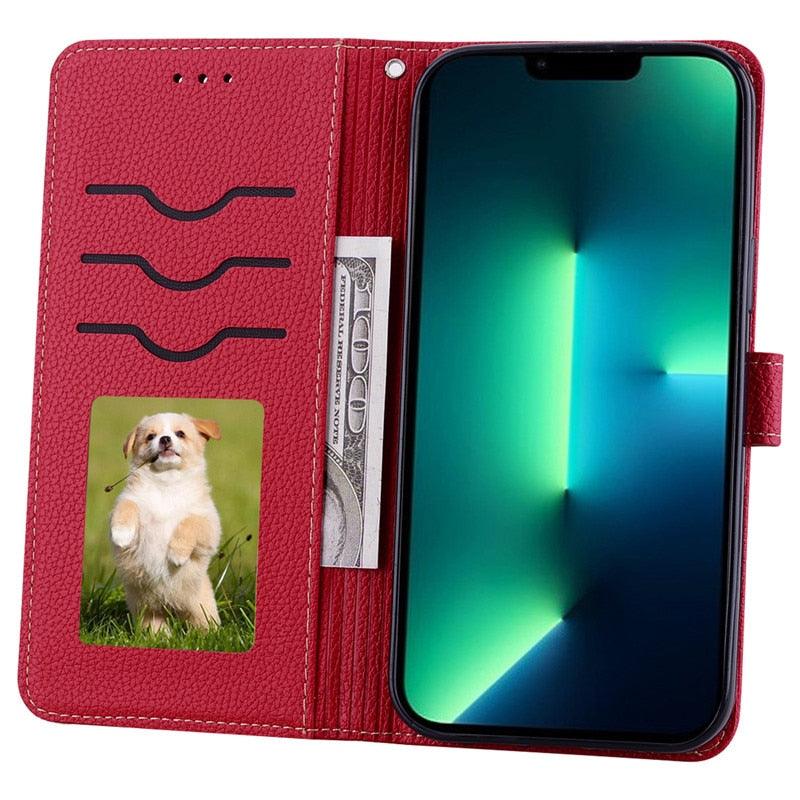 Redmi Note 11 Leather Flip Wallet Case