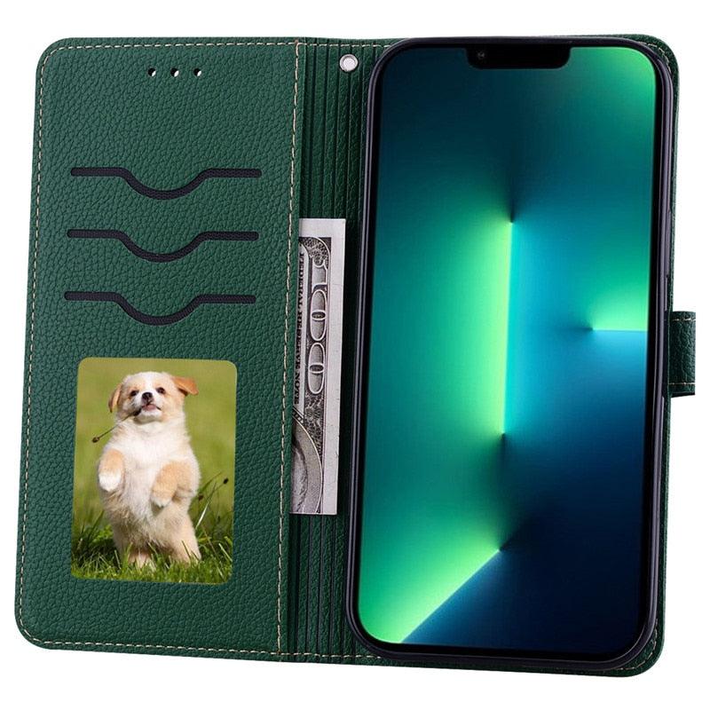 Redmi Note 11 Leather Flip Wallet Case