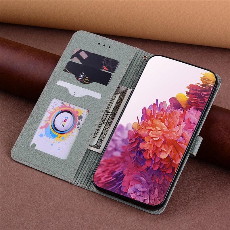 Redmi Note 11 Leather Flip Wallet Case