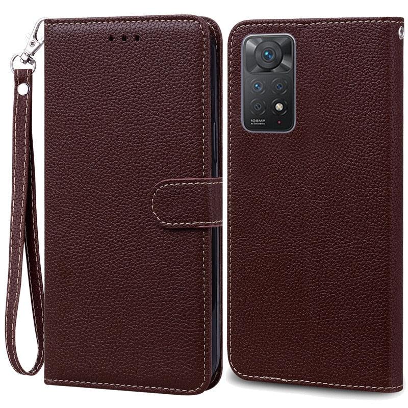 Redmi Note 11 Leather Flip Wallet Case