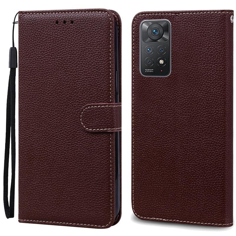 Redmi Note 11 Leather Flip Wallet Case