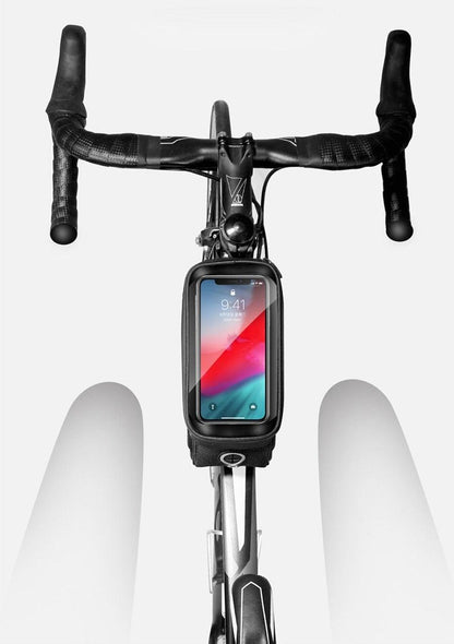 Black Waterproof Bike Phone Bag – 6.6-Inch